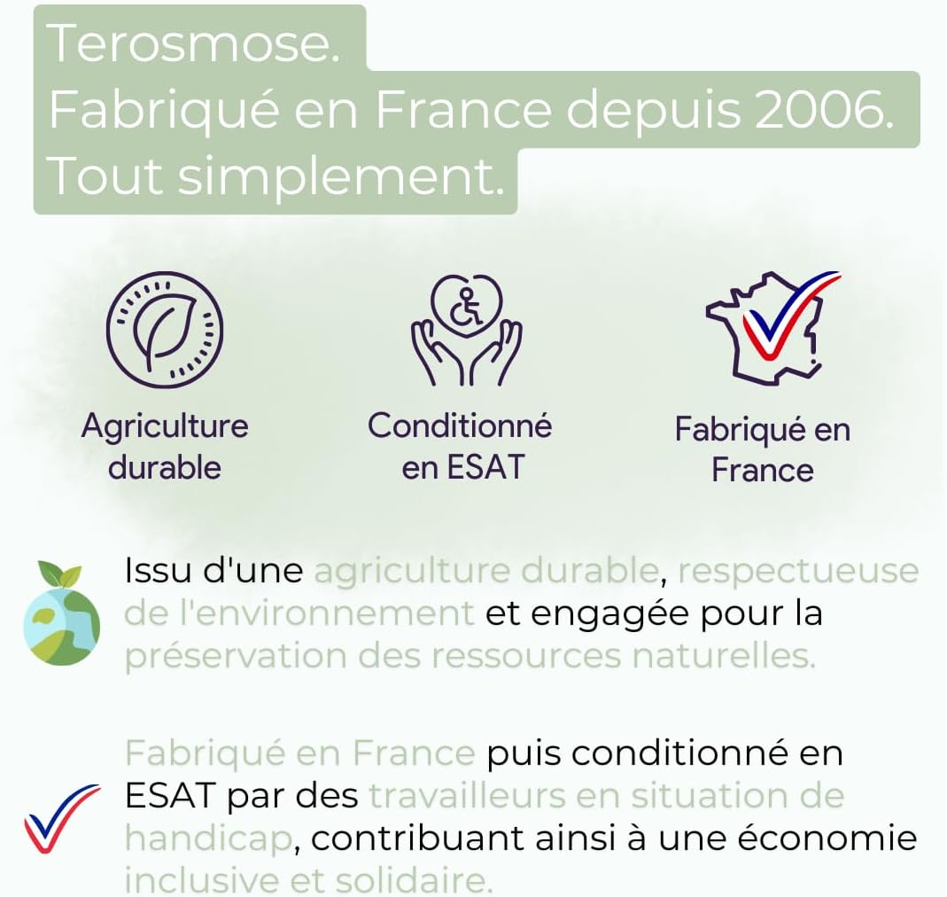TEROSMOSE • Huile de Chanvre Premium pour Chiens & Chats - 100% Naturelle & Pure - Soutien Sérénité, Stress & Relaxation - Beauté du Pelage & Confort Cutané - Fabriqué en France -10 ML
